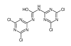 1,3-bis(4,6-dichloro-1,3,5-triazin-2-yl)urea结构式