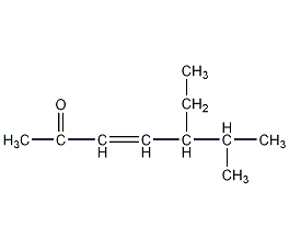 5-Ethyl-6-methyl-3-hepten-2-one Structure