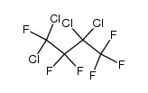 1,1,3,3-tetrachloro-1,2,2,4,4,4-hexafluoro-butane Structure