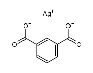 isophthalic acid , disilver (I)-compound结构式