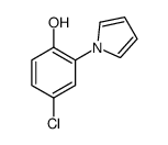 4-chloro-2-pyrrol-1-ylphenol Structure