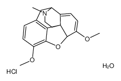 Thebaine hydrochloride monohydrate Structure