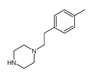N-[2-(4-methylphenyl)ethyl]piperazine Structure