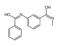 Benzamide, 3-(benzoylamino)-N-methyl- (9CI) Structure