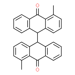 4,4'-dimethyl-10,10'-bianthrone structure