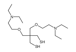 2,2-bis[2-(diethylamino)ethoxymethyl]propane-1,3-dithiol结构式