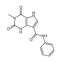 1-Methyl-9-deazaxanthine-9-phenylcarboxamide结构式