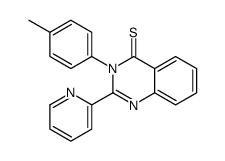 3-(4-methylphenyl)-2-pyridin-2-ylquinazoline-4-thione结构式