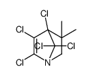 2,3,4,7,7-pentachloro-5,5-dimethyl-1-azabicyclo[2.2.1]hept-2-ene Structure