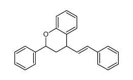 2-phenyl-4-(2-phenylethenyl)-3,4-dihydro-2H-chromene Structure