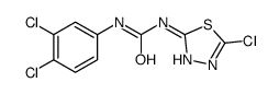 1-(5-chloro-1,3,4-thiadiazol-2-yl)-3-(3,4-dichlorophenyl)urea Structure