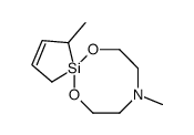 4,9-dimethyl-6,12-dioxa-9-aza-5-silaspiro[4.7]dodec-2-ene结构式