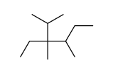 3-ethyl-2,3,4-trimethylhexane Structure