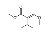 methyl 2-(methoxymethylidene)-3-methylbutanoate Structure