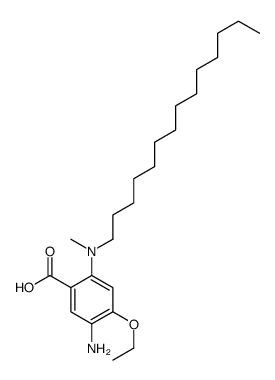5-amino-4-ethoxy-2-[methyl(tetradecyl)amino]benzoic acid结构式