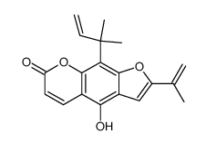 9-(1,1-Dimethyl-2-propenyl)-4-hydroxy-2-(1-methylethenyl)-7H-furo[3,2-g][1]benzopyran-7-one picture