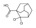 2,2-Dichlor-1-adamantancarbonsaeure Structure