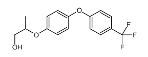 2-[4-[4-(trifluoromethyl)phenoxy]phenoxy]propan-1-ol结构式