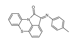 2-p-tolylimino-2H-pyrrolo[3,2,1-kl]phenothiazin-1-one结构式