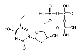 5-ethyl-2'-deoxyuridine triphosphate结构式