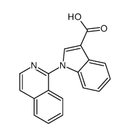 1-isoquinolin-1-ylindole-3-carboxylic acid Structure