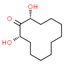 Cyclododecanone, 2,12-dihydroxy-, (2R,12S)-rel- (9CI) Structure