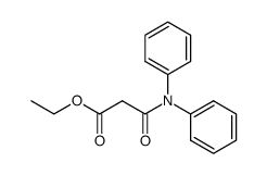 ethyl 3-(diphenylamino)-3-oxopropanoate结构式