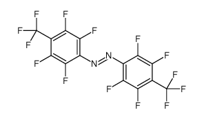 bis[2,3,5,6-tetrafluoro-4-(trifluoromethyl)phenyl]diazene Structure