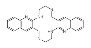 [1,4,8,11]Tetraazacyclotetradecino[5,6-b:12,13-b']diquinoline,6,7,8,17,18,19-hexahydro- (9CI) structure