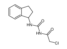 1-chloroacetyl-3-indan-1-yl-urea结构式