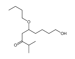 5-butoxy-9-hydroxy-2-methylnonan-3-one结构式