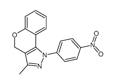 3-methyl-1-(4-nitrophenyl)-4H-chromeno[4,3-c]pyrazole Structure