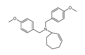 (1S)-N,N-bis[(4-methoxyphenyl)methyl]cyclohept-2-en-1-amine Structure