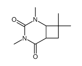 3,5,7,7-tetramethyl-3,5-diazabicyclo[4.2.0]octane-2,4-dione结构式