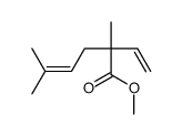 methyl 2,5-dimethyl-2-vinylhex-4-enoate structure