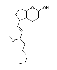 5-(3-methoxyoct-1-enyl)-2,3,4,4a,5,6,7,7a-octahydrocyclopenta[b]pyran-2-ol Structure