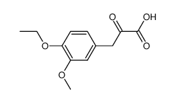 (4-ethoxy-3-methoxy-phenyl)-pyruvic acid Structure