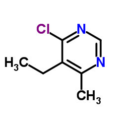 4-Chloro-5-ethyl-6-methylpyrimidine Structure