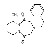 7-Methyl-3-(2-phenylethyl)hexahydro-1H-pyridazino[1,2-a][1,2,5]triazepine-1,5(2H)-dione structure