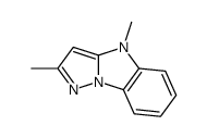 2,4-dimethyl-4H-benzo[4,5]imidazo[1,2-b]pyrazole Structure