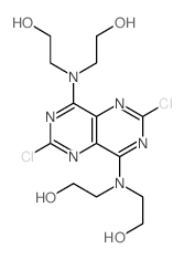 2-[[2-(bis(2-hydroxyethyl)amino)-4,9-dichloro-3,5,8,10-tetrazabicyclo[4.4.0]deca-2,4,7,9,11-pentaen-7-yl]-(2-hydroxyethyl)amino]ethanol picture