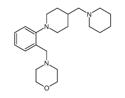 4-[[2-[4-(piperidin-1-ylmethyl)piperidin-1-yl]phenyl]methyl]morpholine Structure