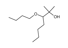 3-butyloxy-2-methyl-heptanol-(2)结构式