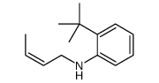 N-(2-Butenyl)-2-tert-butylbenzenamine Structure