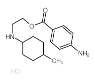 2-[(4-methylcyclohexyl)amino]ethyl 4-aminobenzoate Structure