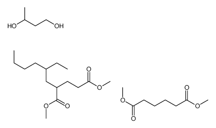 butane-1,3-diol,dimethyl 2-(2-ethylhexyl)pentanedioate,dimethyl hexanedioate Structure