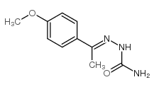 Hydrazinecarboxamide,2-[1-(4-methoxyphenyl)ethylidene]- structure