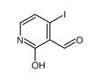 1,2-二氢-4-碘-2-氧代吡啶-3-甲醛结构式