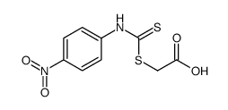 N-(4-Nitrophenyl)dithiocarbamic acid carboxymethyl ester structure