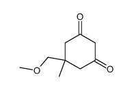 5-methyl-5-(methoxymethyl)-1,3-cyclohexanedione结构式